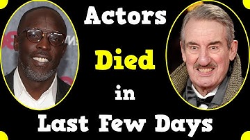 20 Actors Who Died Recently in Last Few Days in September and October 2021