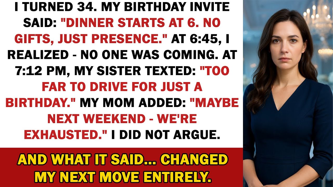 Мне исполнилось 34. В приглашении на день рождения было написано: «Ужин начинается в 6. Никаких п...