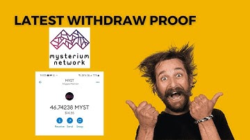 MYST | Mysterium | Latest Earning Proof | free crypto | crypto earnings |