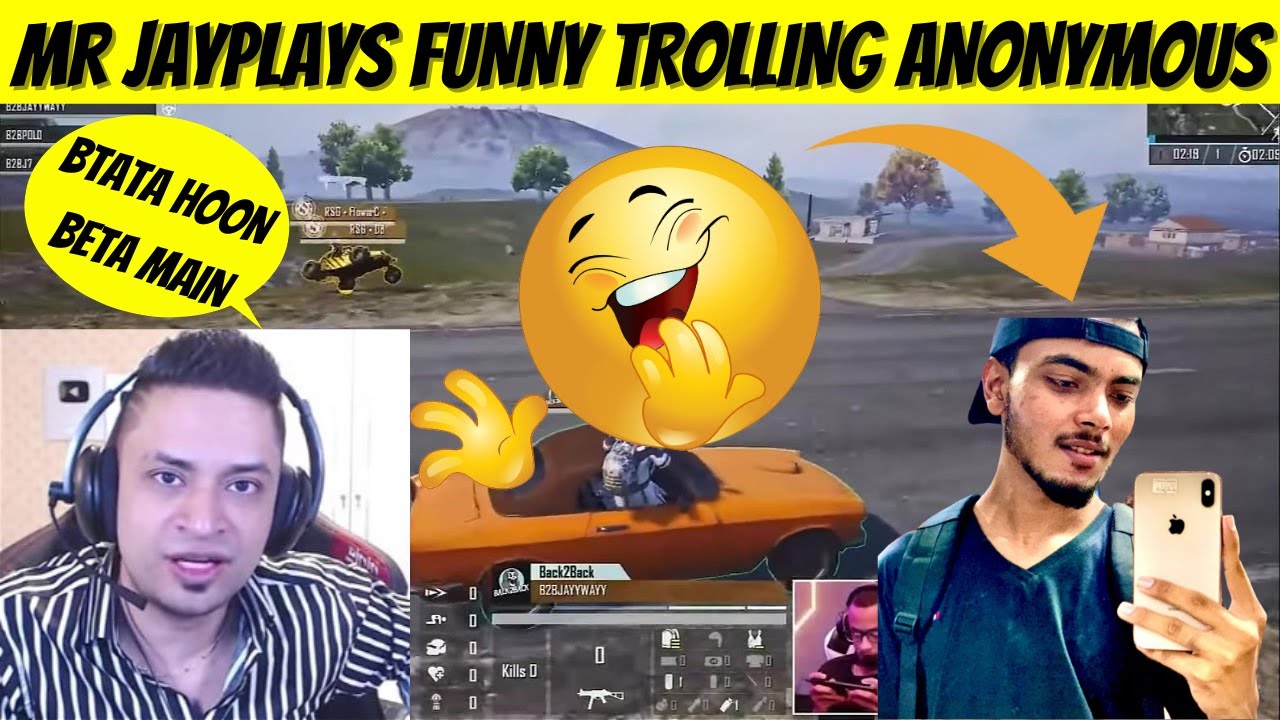 😂 MR JAYPLAYS FUNNY TROLLING ANONYMOUS ON PMWI 2022 LIVE STREAM ...
