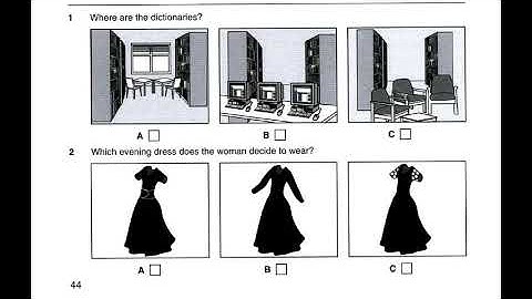 Study English online (B1). Preliminary English Test (PET) Listening Book 6 : Test 2 part 1