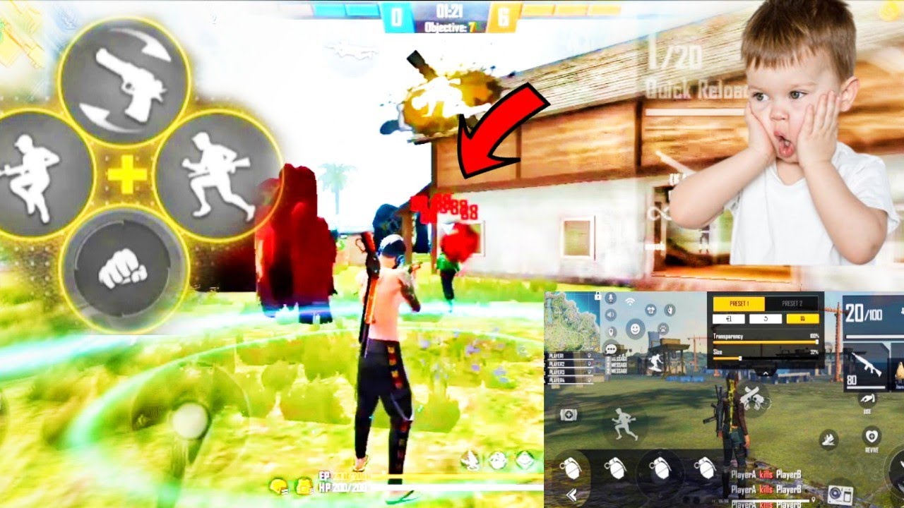 2Gb Ram 2finger Best Gameplay+Custom Hud+sensitivity+dpi+setting👽