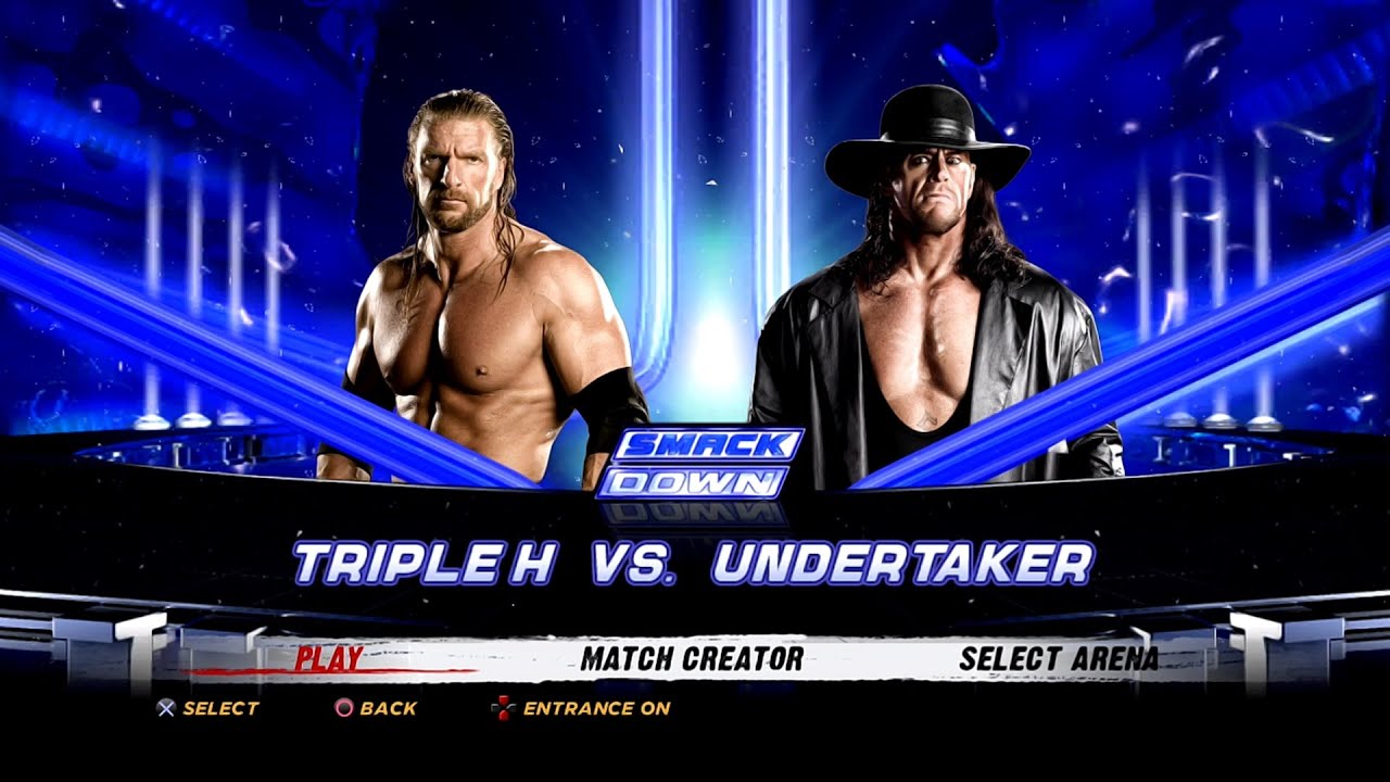 WWE '12 PS3 - Triple H VS Undertaker [2K][mClassic]