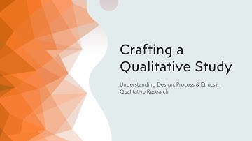 How to Craft a Qualitative Study | Complete Research Guide | Social Work Research Video - 02