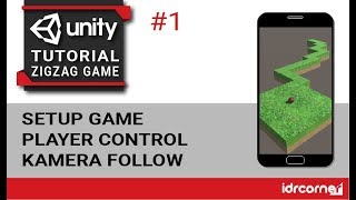 Tutorial Unity - Zigzag Game (Part 1) Player Control, Camera Follow screenshot 5