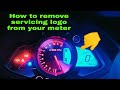 Remove servicing logo from pulsar RS 200 bike
