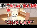 猫が”ごめんね”を伝える時の行動【猫雑学】