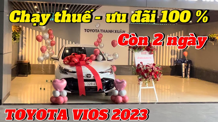 Xe vios mới 2023 giá bao nhiêu