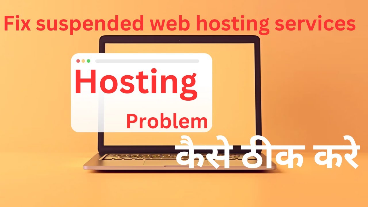Fixing Website Hosting Issues | Fix suspended web hosting services