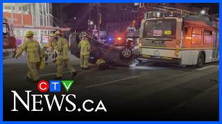 Rollover crash closes Vancouver intersection