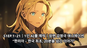 S1EP.1~21｜한국 최초 1인 AI툴 제작 장편 감정극 애니메이션 I