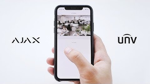 Connecting Uniview cameras and DVRs to Ajax with a few taps
