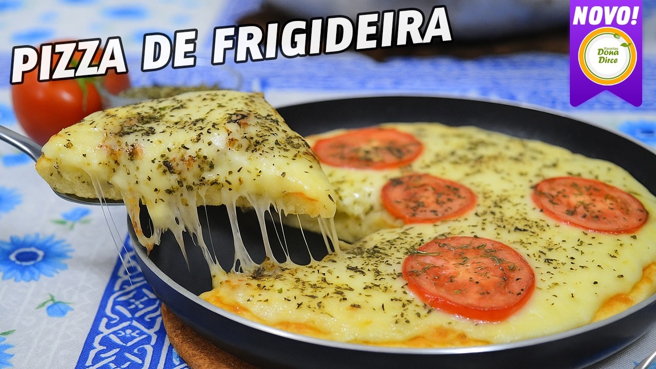 COMO FAZER UMA DELICIOSA PIZZA DE FRIGIDEIRA SIMPLES E FÁCIL #209
