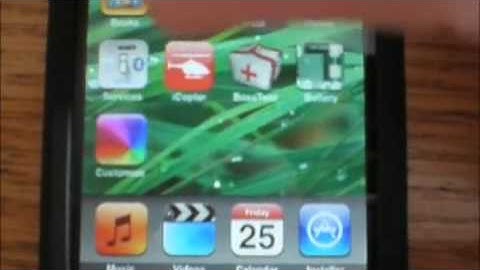 How to Install and use Customize 2.0 on iPod touch 1.1.4