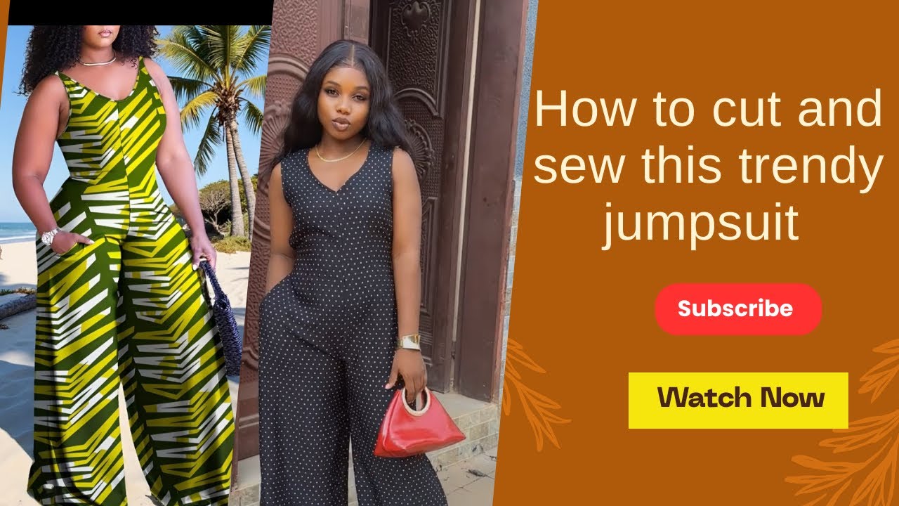 Make this trendy jumpsuit without half length. Beginner friendly 👏