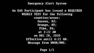 EAS RWT (VOLUME WARNING)