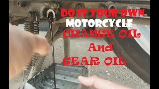 D.I.Y. Step by Step Process How to Change Motorcycle Oil | Engine Oil | Gear Oil and Tips by Restless TV 579 views 4 years ago 8 minutes, 22 seconds