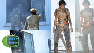 diya aur baati hums sandhya to perform risky stunts