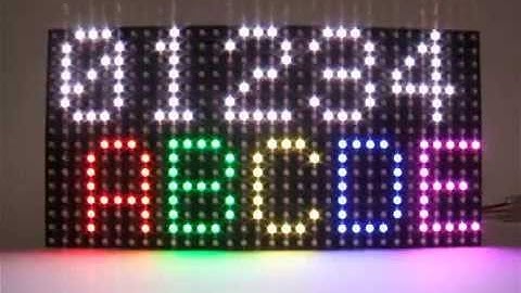 Adafruit 16x32 RGB LED matrix panel