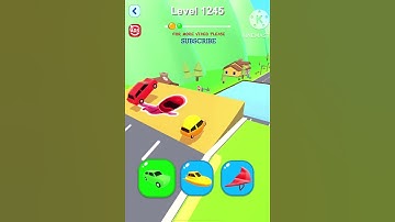 Shape Shifting - لعبة Max Level - طريقة اللعب من  - تطبيق لعبة الهاتف المحمول All Level 1245