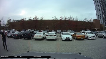 Thinkware parking mode Time Lapse near miss