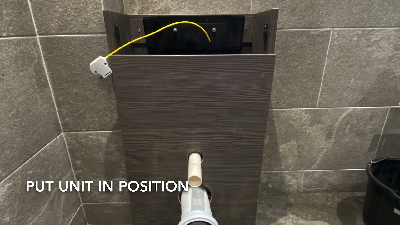 Back to wall Pan, Concealed cistern & Unit