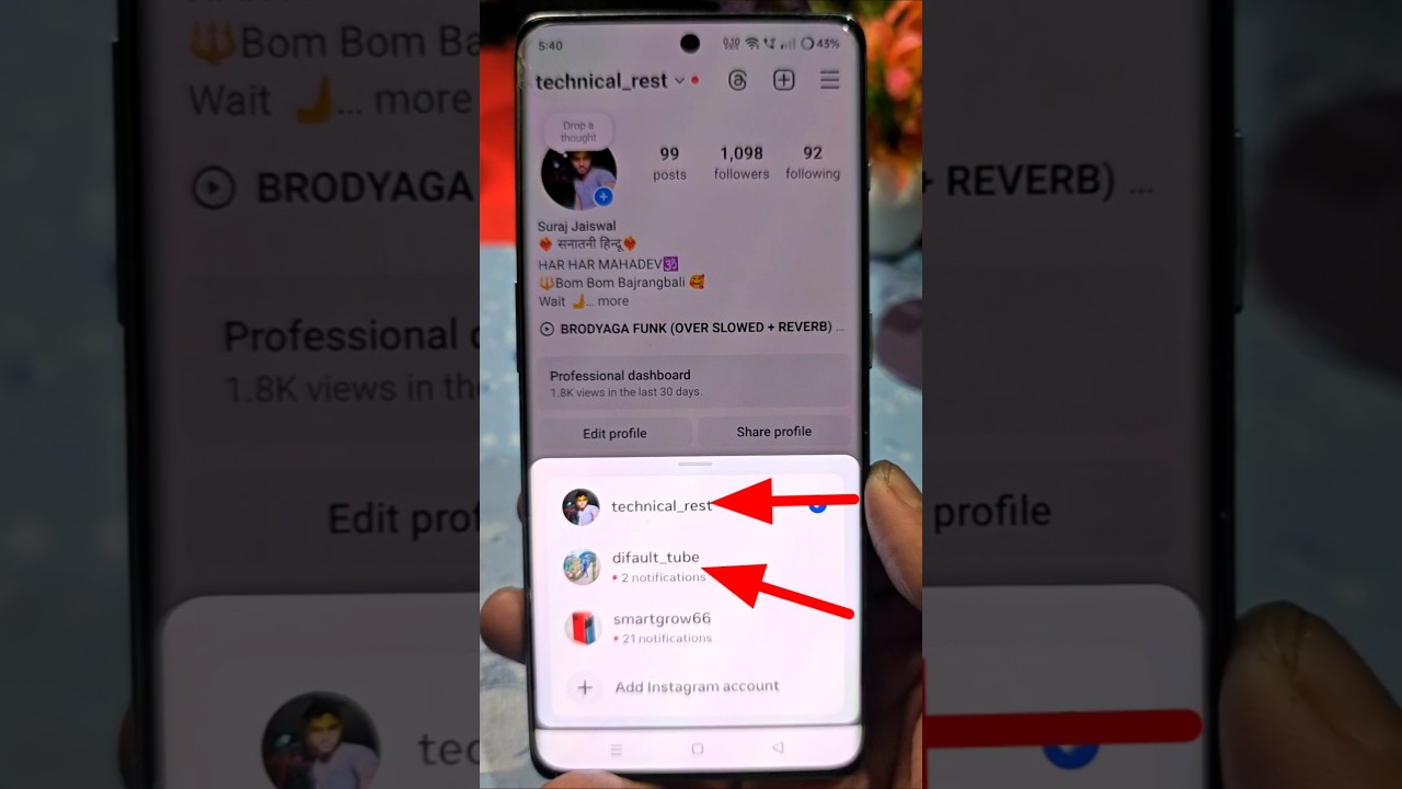 Instagram ki dusri id kaise banaen | instagram dusri id | instagram dusra account kaise banaye