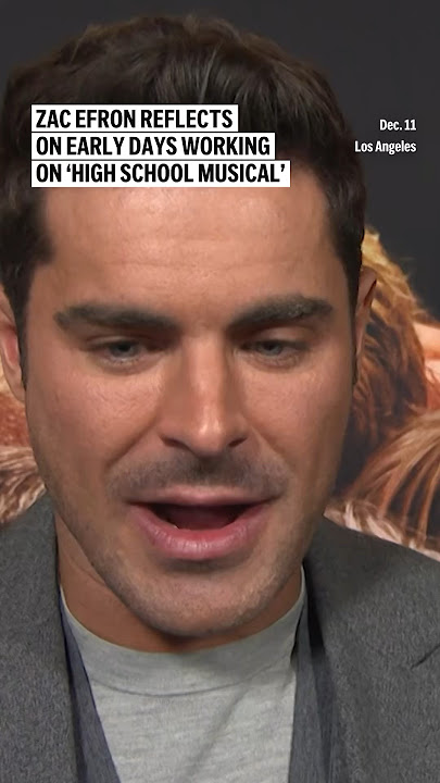 Download lagu Zac Efron reflects on early days working on ‘High School Musical’