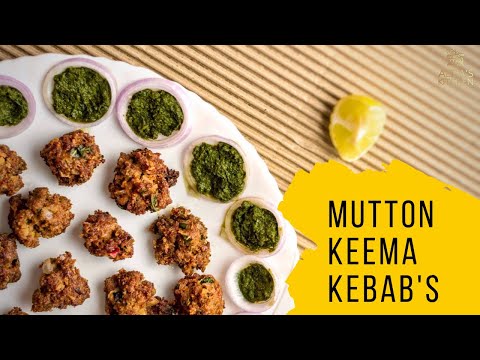 Mutton Keema Kabab Recipe | Alizas Kitchen