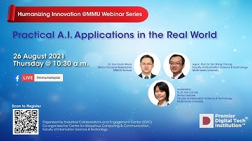 HI@MMU Webinar Series - Practical A.I. Applications in the Real World