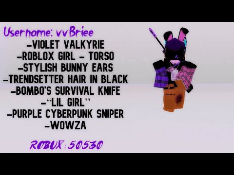 10 Awesome Roblox Violet Valkyrie Outfits Youtube - black valkyrie roblox id