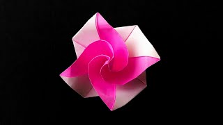 How To Make An Easy Origami Rose/ Simple Paper Flower