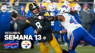 Buffalo Bills Vs. Pittsburgh Steelers Resumen Nfl En Español - Semana 13 Nfl Highlights 2025