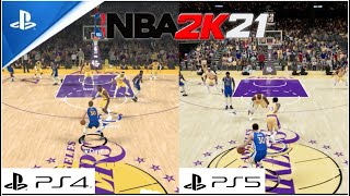 NBA 2K21 PS4 VS PS5 COMPARISON \/ REVIEW