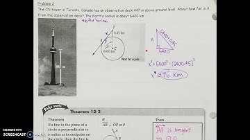 Geometry 12.1: Tangent Lines
