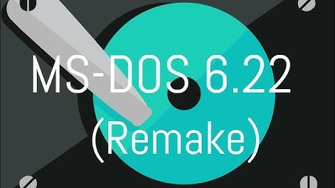 MS DOS 6.22 Install Tutorial (Remake)
