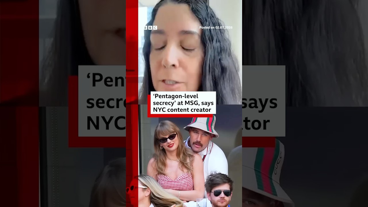 ‘Pentagon-level secrecy’ at Madison Square Garden, says NYC content creator. #TaylorSwift #BBCNews