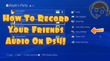 How To Record Your Friends Voices/Audio in Party Chat On PS4