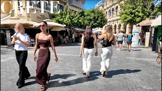 Heraklion Crete Walking Tour | Greece Summer 2025