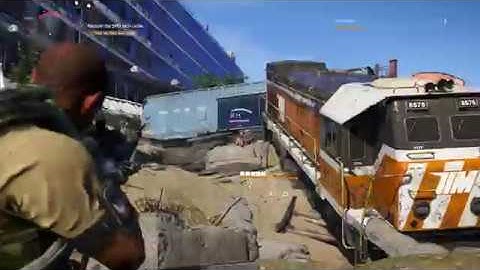 The Division 2 - Recover The SHD Tech Cache: Search The Trainwreck: Lt Bennett Bossfight (2019)