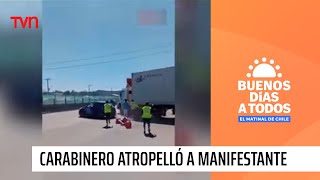 Camionero arrasó contra un hombre durante manifestación en Coronel | Buenos días a todos