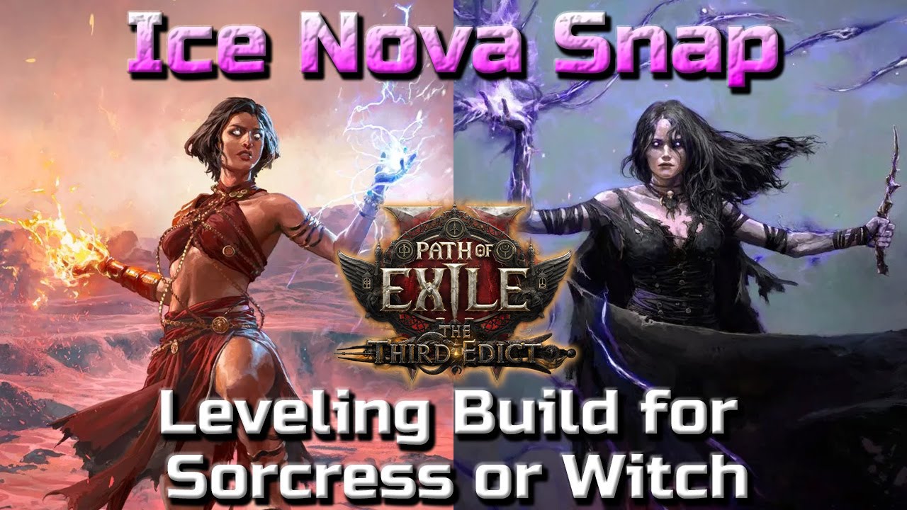 Ice Nova Snap Leveling Build for Sorceress or Witch - The Third Edict ...