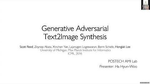 Generative Adversarial Text to image synthesis [20210401, HaHyunwoo]
