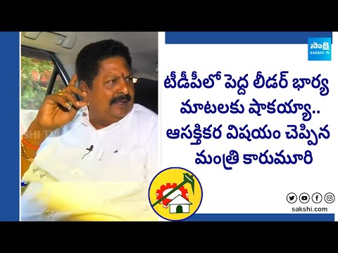 Minister Karumuri Venkata Nageswara Rao About TDP Leader Wife on CM Jagan Schemes @SakshiTV - SAKSHITV