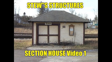 SCRATCH BUILDING A SECTION HOUSE FOR YOUR MODEL RAILROAD