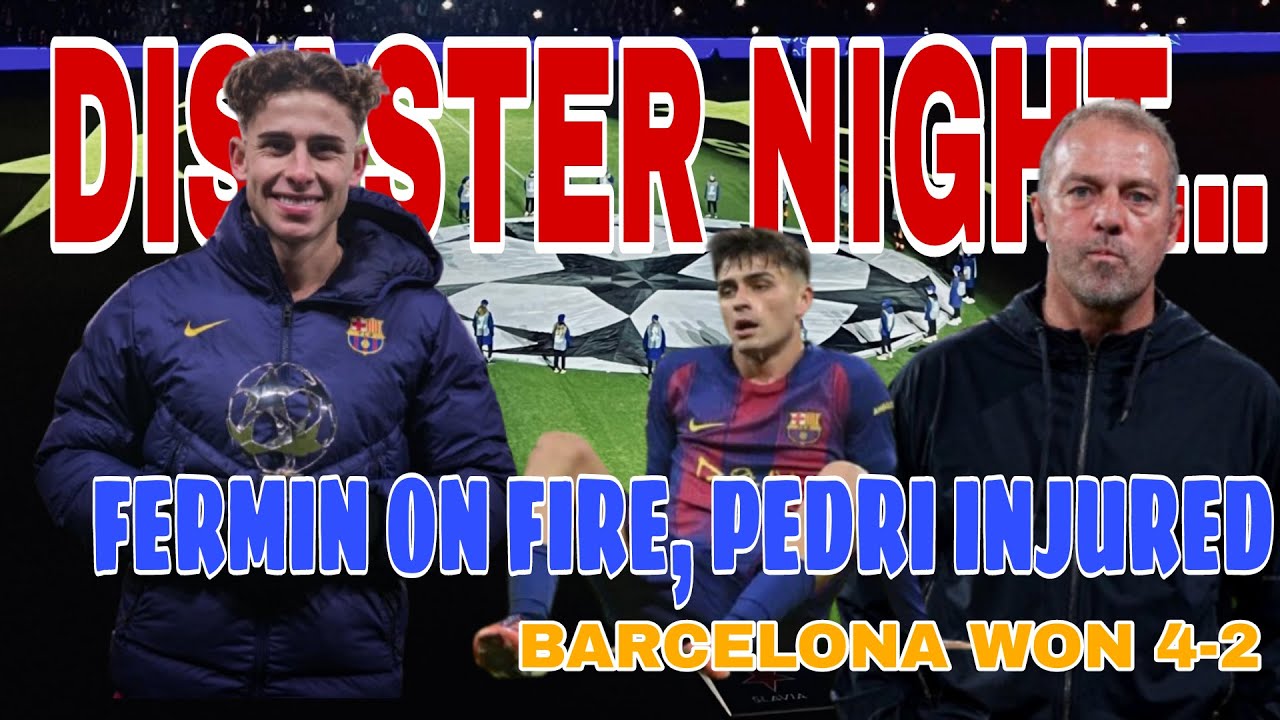 Slavia Prague 2-4 Barcelona: Wild Night in Prague, Pedri Injured & No Lamine Yamal