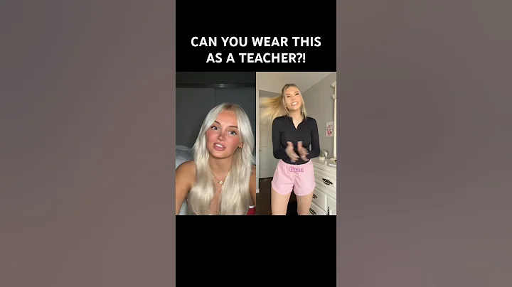 Can you actually wear THIS as a TEACHER?! @cashandkate #outfit #fashion #teacher
