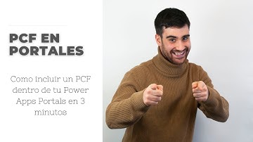 Como incluir un PCF dentro de Power Apps Portals