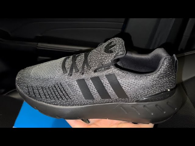 Adidas Swift 22 Black Sneakers - YouTube