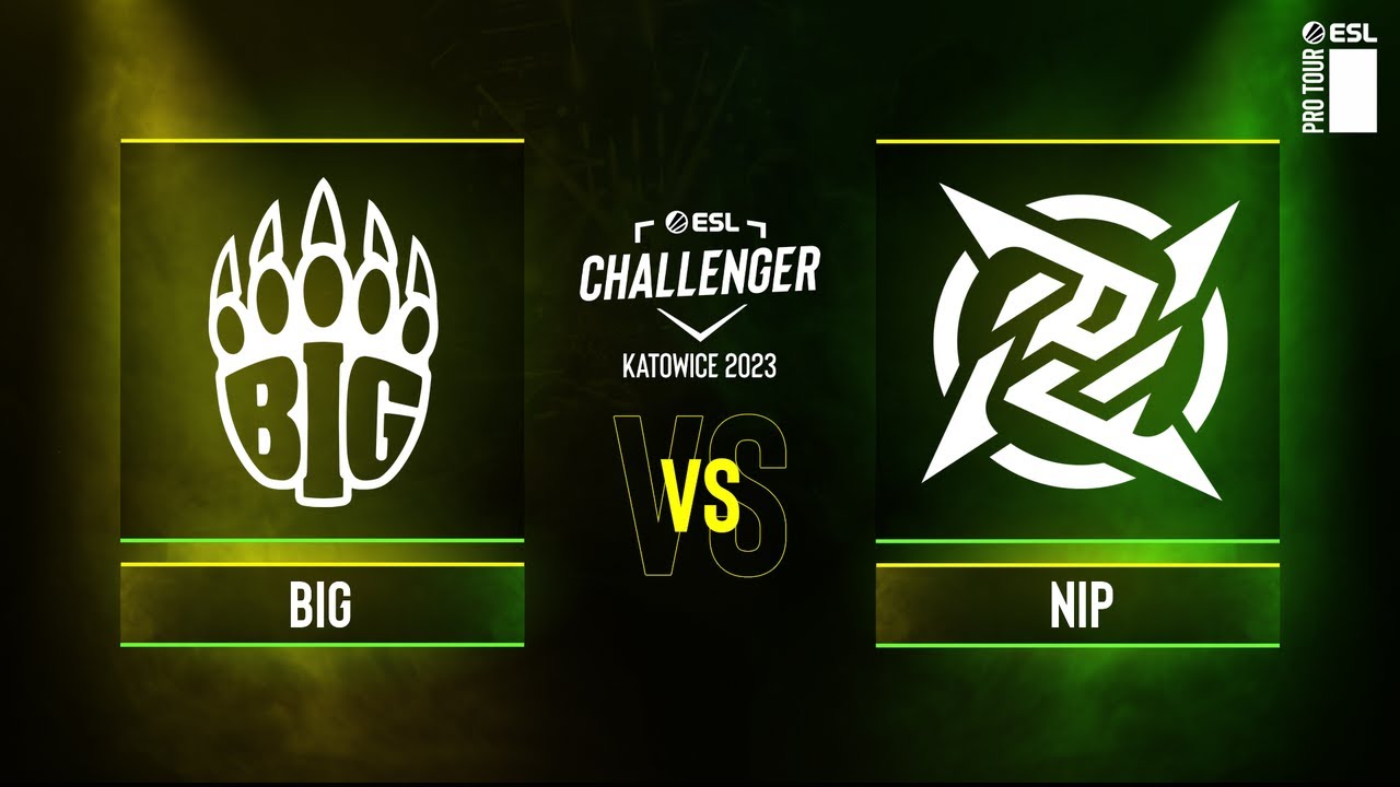 BIG vs. NiP - Map 1 [Mirage] - ESL Challenger Katowice 2023 Europe CQ - Lower bracket